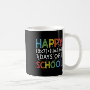 Math Formula 100 Days Of School Funny Math Teacher Coffee Mug