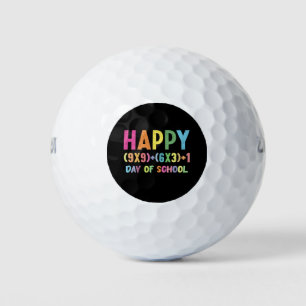 Math Formula 100 Days Of School Funny Math Teacher Golf Balls