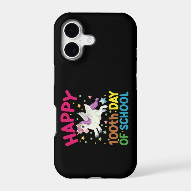 Math Formula 100 Days Of School Funny Math Teacher Iphone Case (Back)