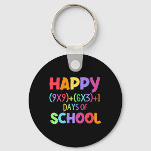 Math Formula 100 Days Of School Funny Math Teacher Keychain