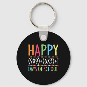 Math Formula 100 Days Of School Funny Math Teacher Keychain