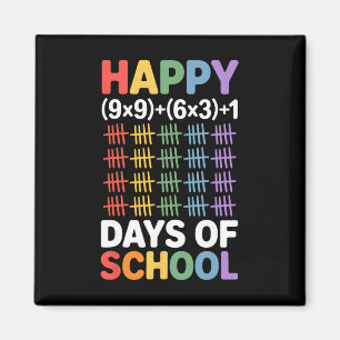 Math Formula 100 Days Of School Funny Math Teacher Magnet
