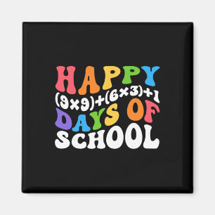 Math Formula 100 Days Of School Funny Math Teacher Magnet
