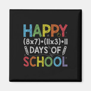 Math Formula 100 Days Of School Funny Math Teacher Magnet