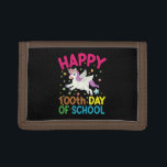 Math Formula 100 Days Of School Funny Math Teacher Trifold Wallet<br><div class="desc">Math Formula 100 Days Of School Funny Math Teacher</div>