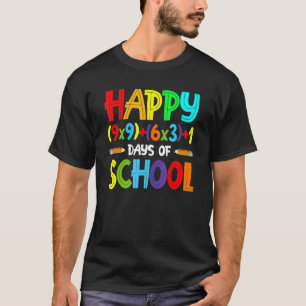 Math Formula 100 Days Of School Math Teacher 100th T-Shirt