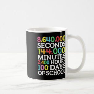 Math Formula 100 Days Of School Math Teacher Kids Coffee Mug