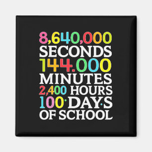Math Formula 100 Days Of School Math Teacher Kids  Magnet