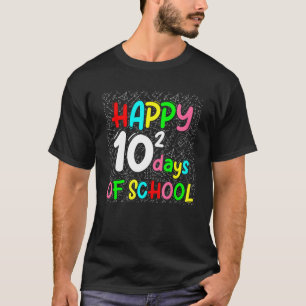Math Formula 100 Days Of School Math Teachers Stud T-Shirt