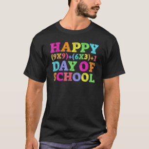 Math Formula 100 Days Of School Shirt Math Teacher
