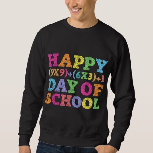 Math Formula 100 Days Of School Teacher 100th Day  Sweatshirt