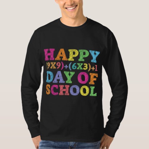 Math Formula 100 Days Of School Teacher 100th Day  T_Shirt