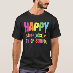 Math Formula 100 Days Of School Teacher Back To Sc T-Shirt
