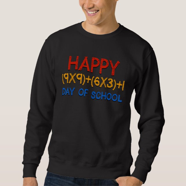 Math Formula 100 Days Of School Tee Teacher Boy Gi (Front)