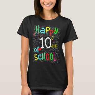 Math Formula Happy 100 Days Of School 100th Day Te T-Shirt