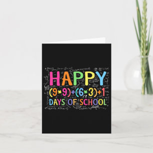 Math Formula Happy 100 Days Of School Funny Math T Card