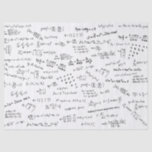 Math Formulas And Numbers Tissue Paper<br><div class="desc">Math Formulas And Numbers. Let everyone know how much you love math or a great gift for the scientifically and mathematically conscious.</div>