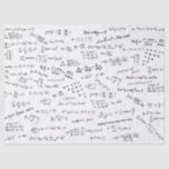 Math Formulas And Numbers Tissue Paper<br><div class="desc">Math Formulas And Numbers. Let everyone know how much you love math or a great gift for the scientifically and mathematically conscious.</div>