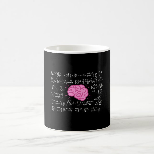 Math formulas for smart heads coffee mug (Center)
