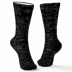 Math Formulas Geek Socks