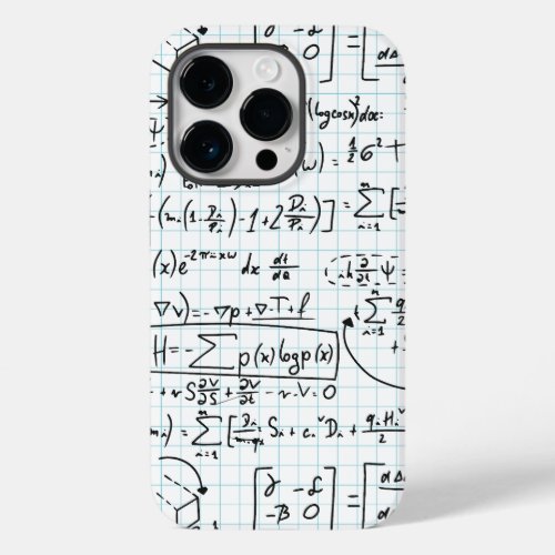 MATH FORMULAS INTERNATIONAL DAY OF MATHS WHITE Case_Mate iPhone 14 PRO CASE