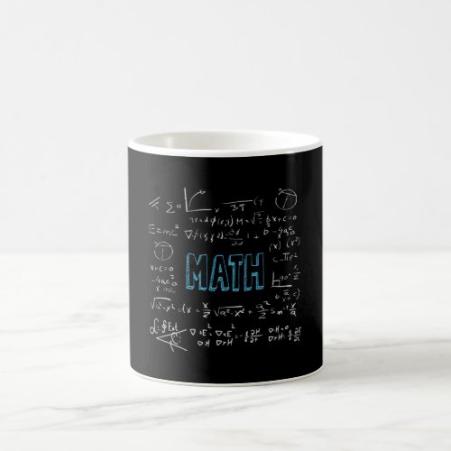 Math formulas mathematics coffee mug