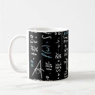 Math formulas mathematics physics student teacher coffee mug