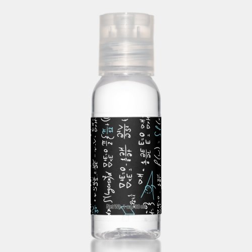 Math formulas mathematics physics student teacher  hand sanitizer