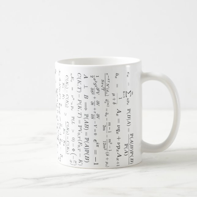 Math Formulas Mug (Right)