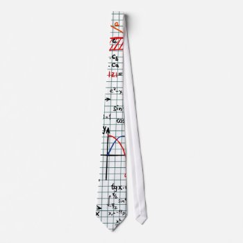 Math Formulas Numbers Neck Tie by zlatkocro at Zazzle