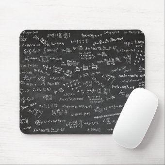 Math Formulas On A Blackboard Mouse Pad | Zazzle