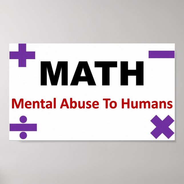 Math Full Poster (Front)