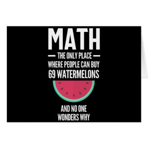 Math. Funny Math Sarcasm Quote Gift Cards