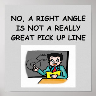 math geek joke poster