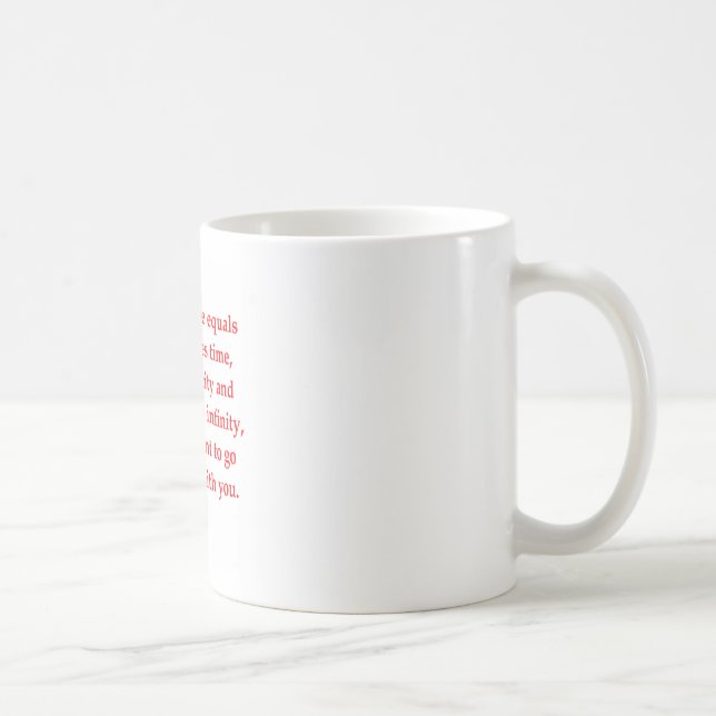 math geek love pick up line coffee mug (Right)