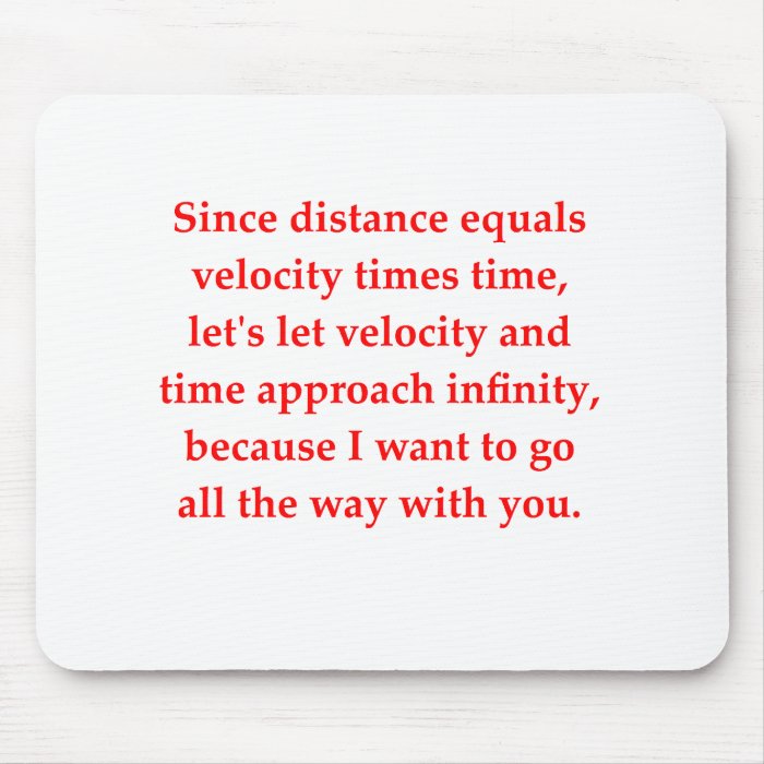 math geek love pick up line mouse pad