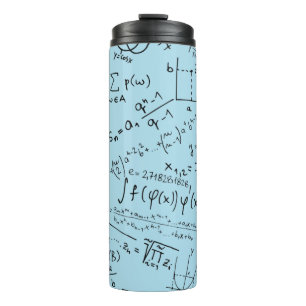 Math Geek, Mathematics Problem Solving Pattern Thermal Tumbler