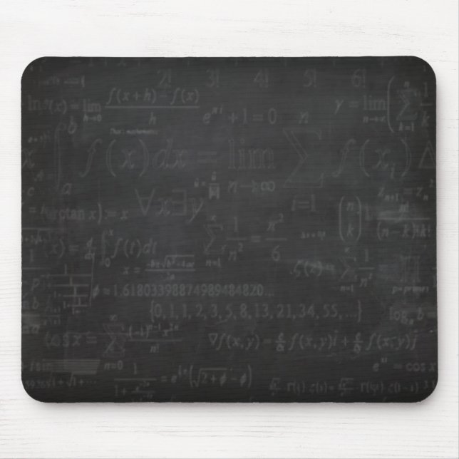 Math Geek Mouse Pad (Front)