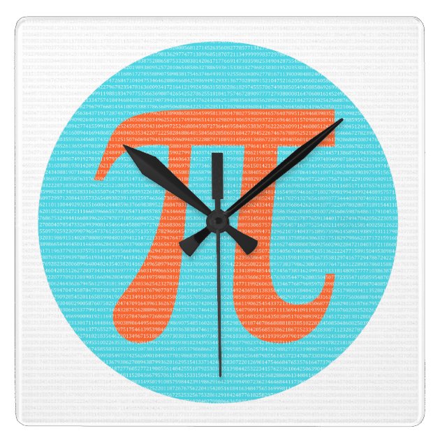 math geek clock