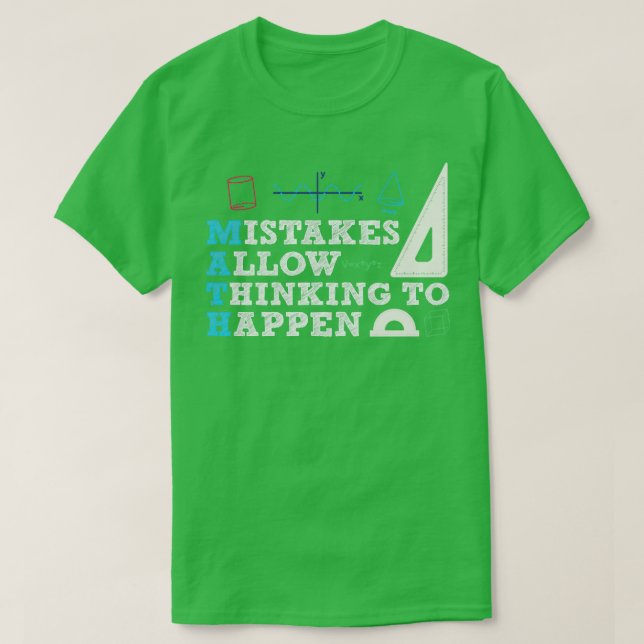 math geek teacher funny teacher (4) T-Shirt (Design Front)