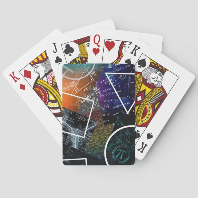 Math Genius: Equation Art Playing Cards (Back)