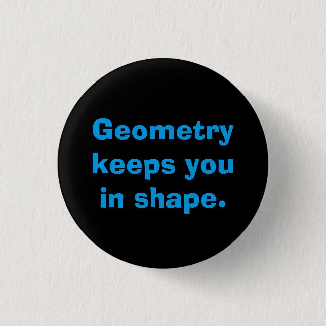 Math Geometry Button (Front)