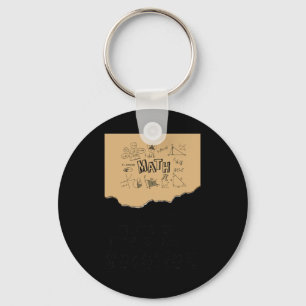 Math Gives Us Hope Problem Solution Inspirational Keychain