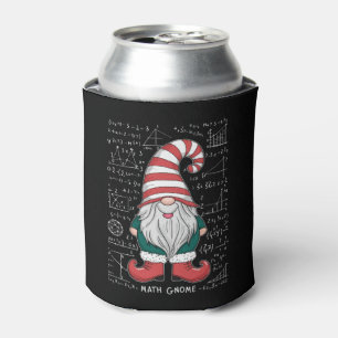 Math Gnome Family Matching Group Christmas Party Can Cooler