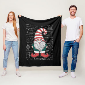 Math Gnome Family Matching Group Christmas Party Fleece Blanket