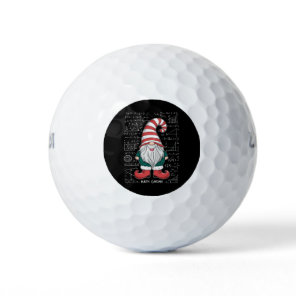 Math Gnome Family Matching Group Christmas Party  Golf Balls