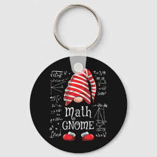 Math Gnome Family Matching Group Christmas Party Keychain