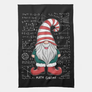 Math Gnome Family Matching Group Christmas Party Kitchen Towel