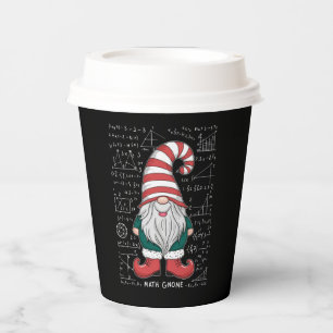 Math Gnome Family Matching Group Christmas Party Paper Cups