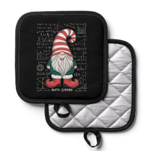 Math Gnome Family Matching Group Christmas Party  Pot Holder